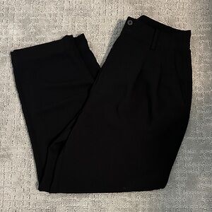 Madewell Classic Black Crop Trousers